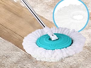Magic Spin Mop Bucket Set with 360° Rotating