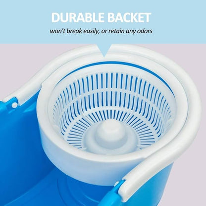 Magic Spin Mop Bucket Set with 360° Rotating